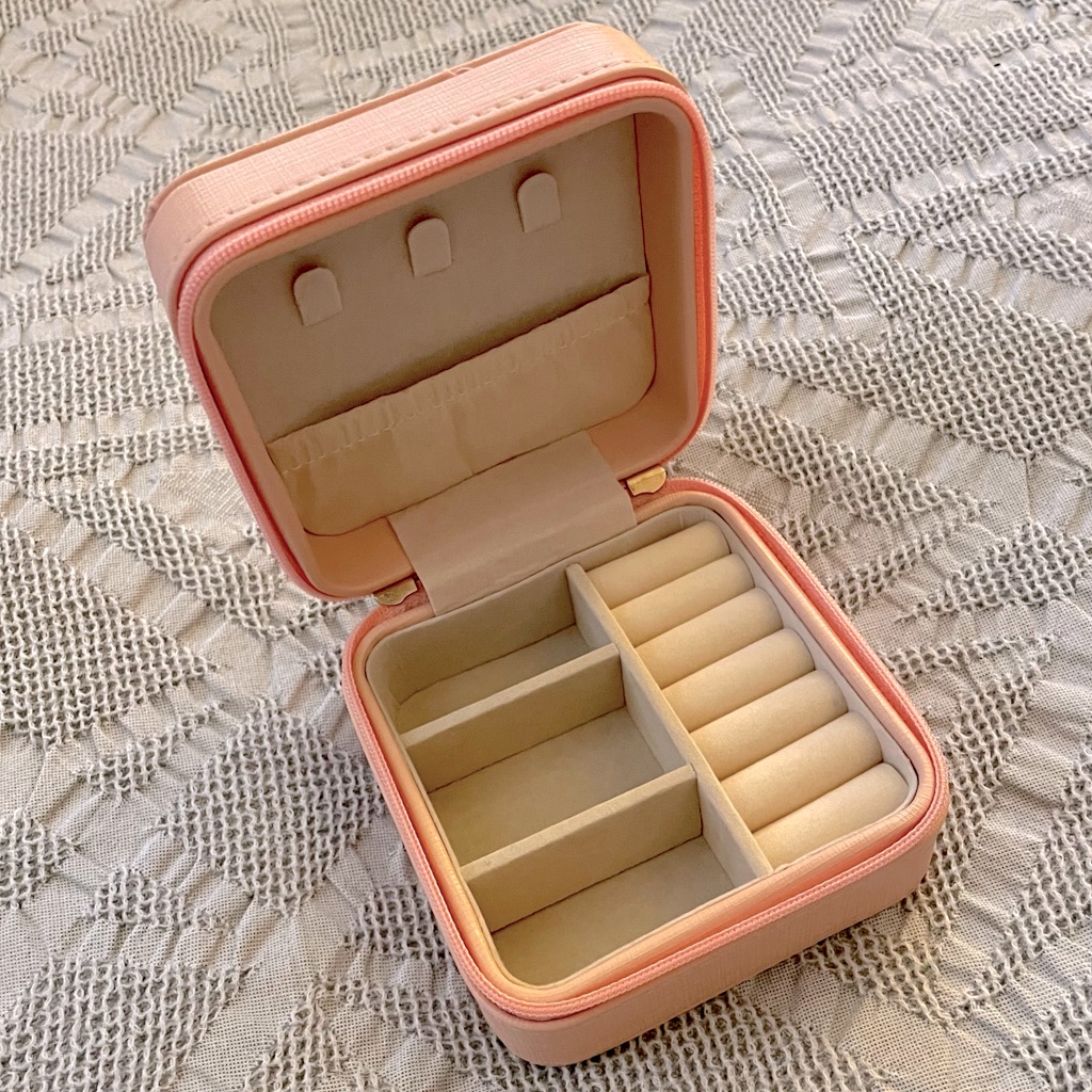 Jewelry Travel Case  Personalized Letter B